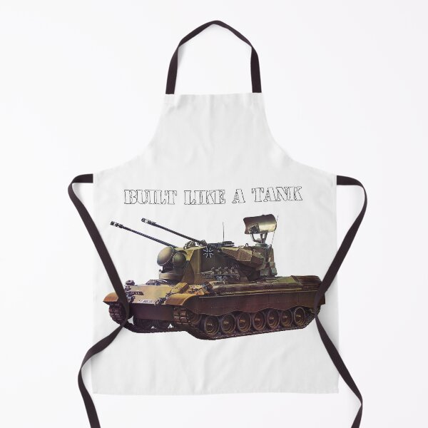 Item preview, Built like a tank funny shirt Flakpanzer German tank designed and sold by OldschoolTs.