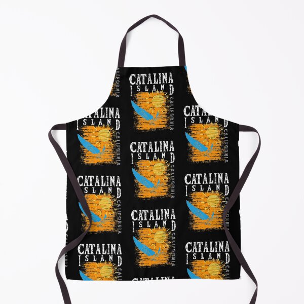 Item preview, Catalina Island California Sailing Catamaran Sailboat Beam Reach orange CA designed and sold by ArtByBollwitt.