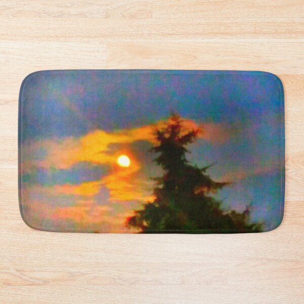 Item preview, Sunrise and Fir Tree designed and sold by The Rage Garden.