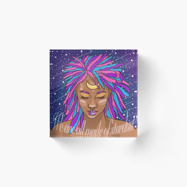 Stardust Acrylic Block