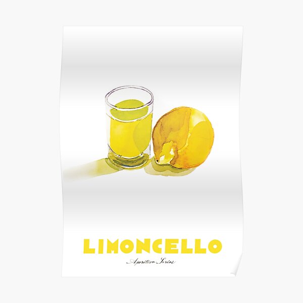 Limoncello Cocktail Poster
