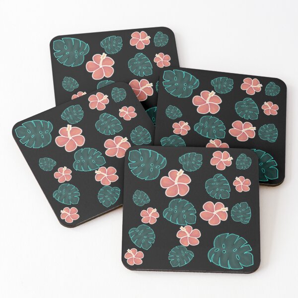Item preview, Hibiscus Monster Leaf Pattern designed and sold by WingedByJos.