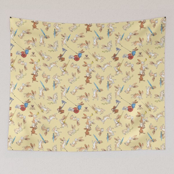 Item preview, Medieval Rabbits - BEIGE version designed and sold by Jackoburra.