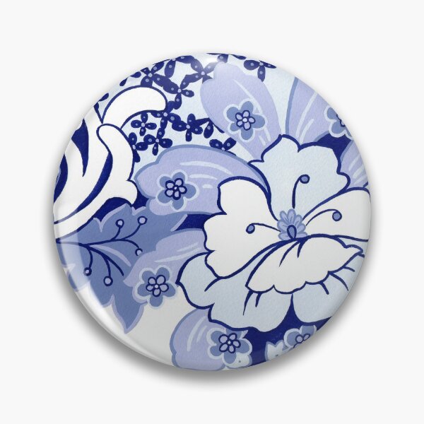 Item preview, Blue Graphic Floral 1 designed and sold by JoChesney.