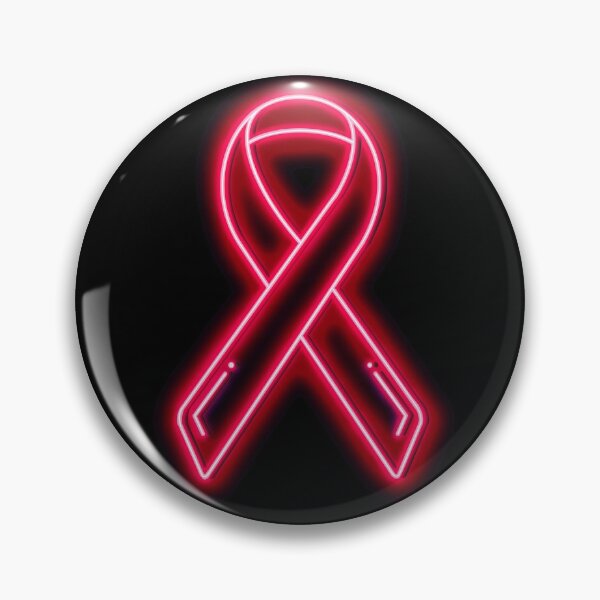 Item preview, Red Neon Awareness Ribbon designed and sold by Elle  Hazlett.