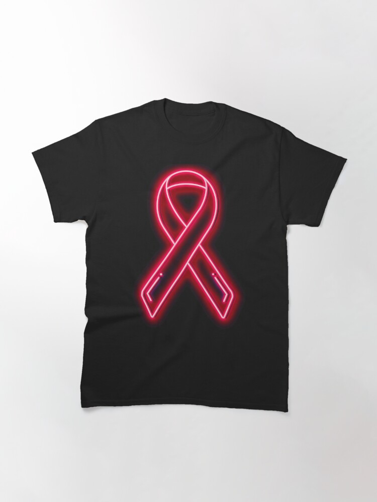 Light Pink Neon Awareness Ribbon Poster for Sale by Elle Hazlett