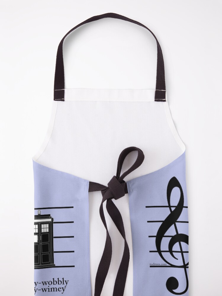 Alternate view of Wibbly-wobbly timey-wimey Apron