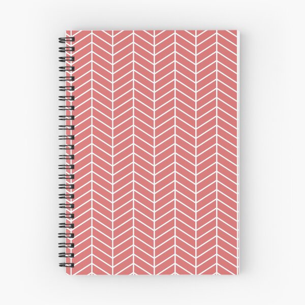 Item preview, coral pink chevrons designed and sold by ImagineKaye.