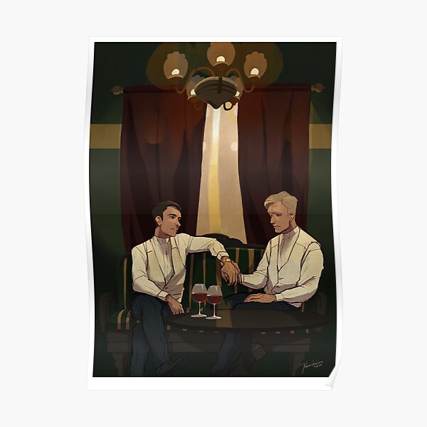 At the Cafe Poster