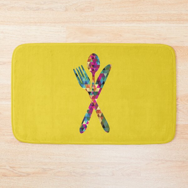 Item preview, Spoon knife and fork mosaic pattern designed and sold by Delicarte.
