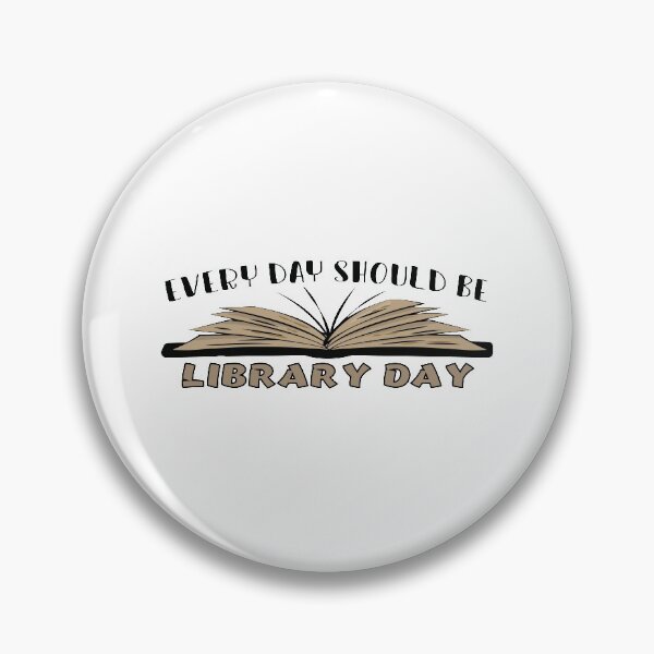 Item preview, every day should be library day - library vintage designed and sold by BAISSANE.