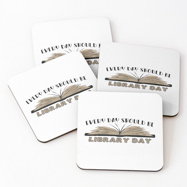 Item preview, every day should be library day - library vintage designed and sold by BAISSANE.