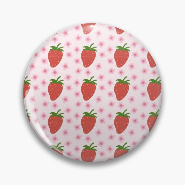 Item preview, Strawberries and flowers designed and sold by Sarahgranchelli.