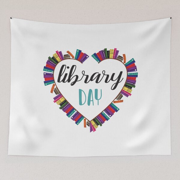 Item preview, every day should be library day - library love designed and sold by BAISSANE.