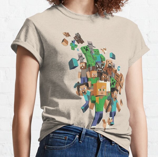 Minecraft characters Classic T-Shirt