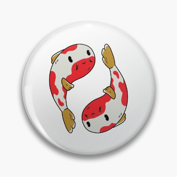 Item preview, Kopie von Two koi carps swimming in a circle designed and sold by lsvds.