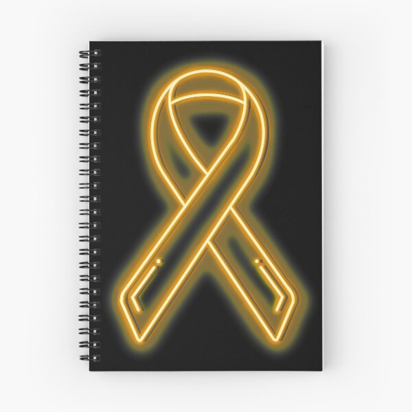 Item preview, Yellow Neon Awareness Ribbon designed and sold by Elle  Hazlett.