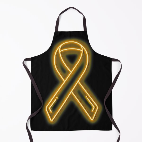 Item preview, Yellow Neon Awareness Ribbon designed and sold by Elle  Hazlett.