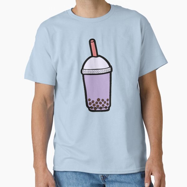Vista previa del artículo con la obra «Patrón de té de burbujas en color rosa», diseñado y vendido por evannave.