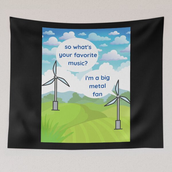 Item preview, Big Metal Fan designed and sold by Zachary Hadley.