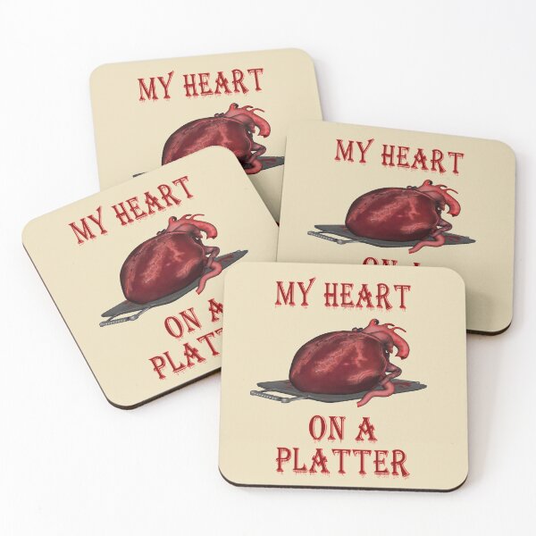 Item preview, My Heart on Platter, fantasy art designed and sold by LoneAngel.