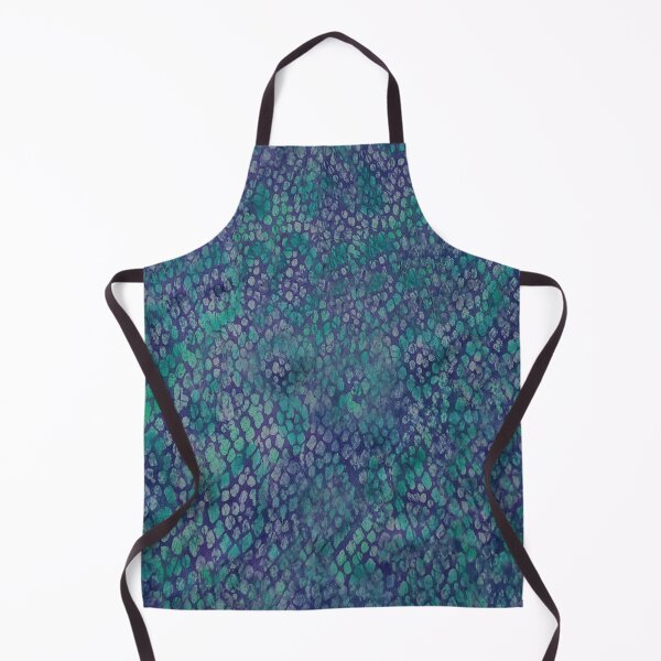 Item preview, Textured Snakeskin Abstract in Turquoise and Blue designed and sold by Leslie Rogers Todder.
