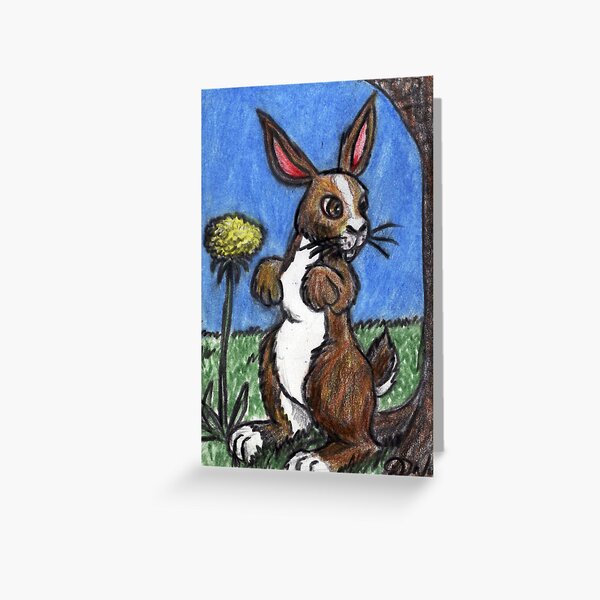 Rabbit In The Forest Greeting Card
