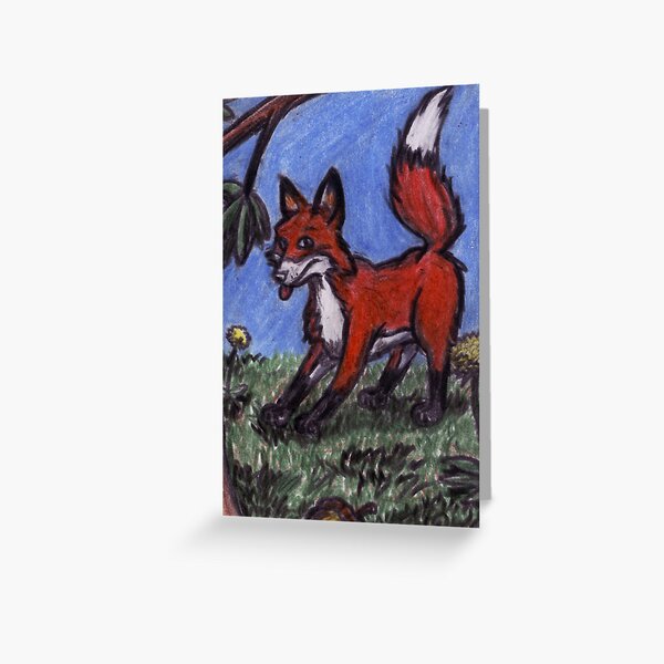 Fox In The Forest Greeting Card