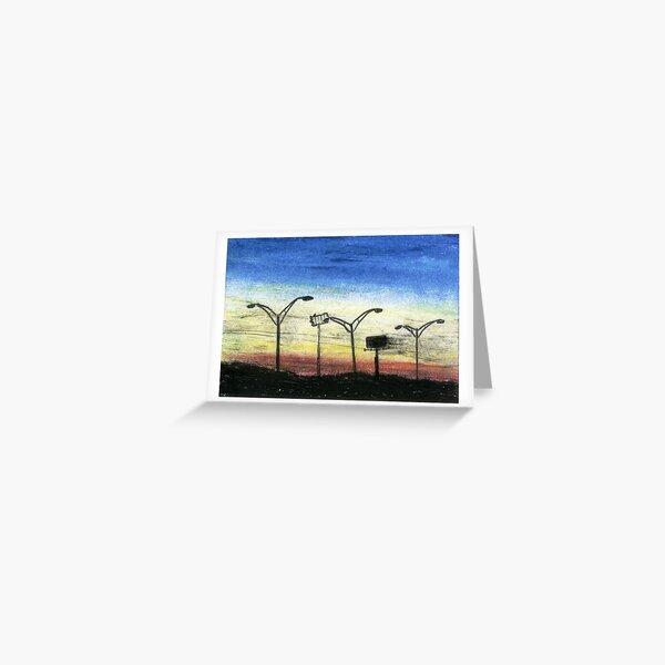 Sunset Over I-85 Greeting Card