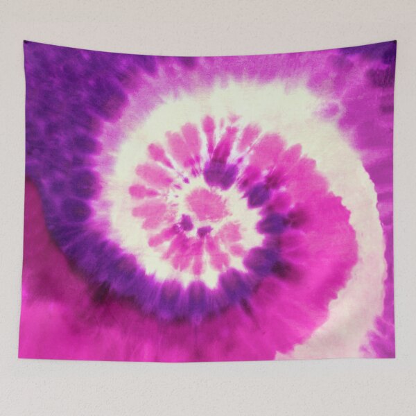 Aperçu de l'œuvre Tie Dye Rose / Violet créée et vendue par Barbny.