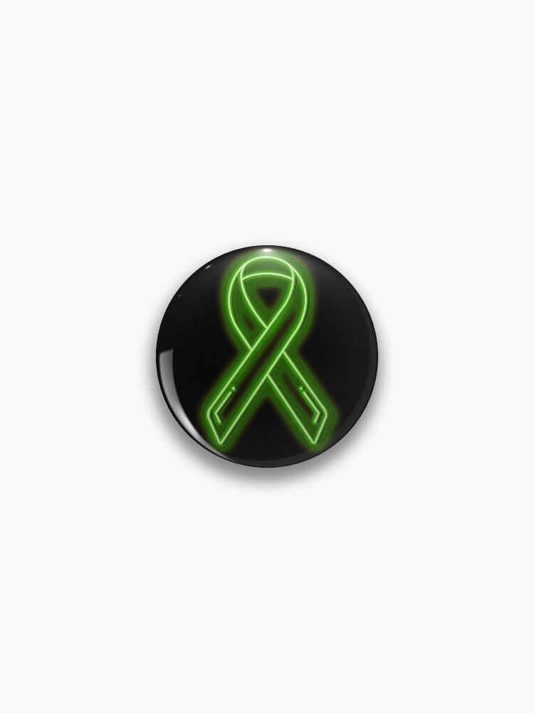 Green Ribbon Pin