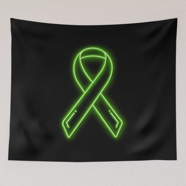 Item preview, Green Neon Awareness Ribbon designed and sold by Elle  Hazlett.