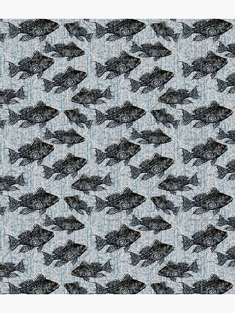 Black Sea Bass Textured Pattern | Backpack