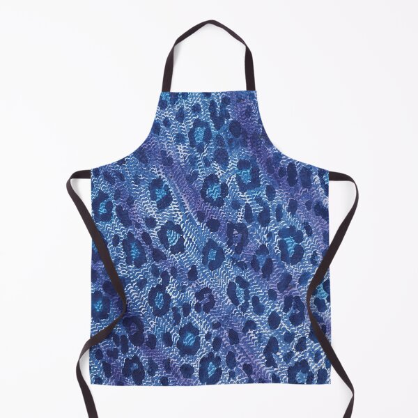 Item preview, Indigo Textured Leopard Skin designed and sold by Leslie Rogers Todder.