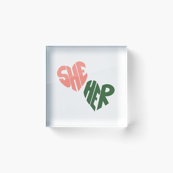 Item preview, She/Her Pronouns designed and sold by Mackenzie Todd.