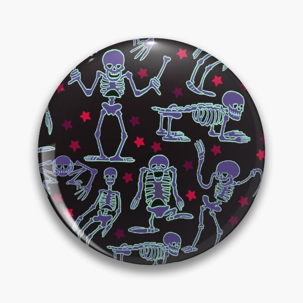 Item preview, Spooky Scary Dancing Skeletons designed and sold by fiatluxillust.