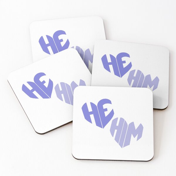 Item preview, He/Him Pronouns designed and sold by Mackenzie Todd.