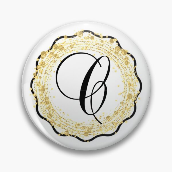 Artikelvorschau, Elegant gerahmter funkelnder Monogrammbuchstabe „C“ entworfen und verkauft von For The Kids  Company.