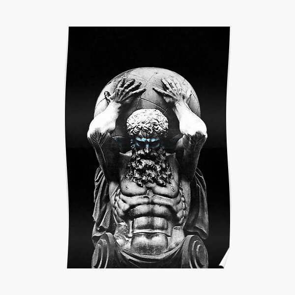 Hercules holding the whole world Poster