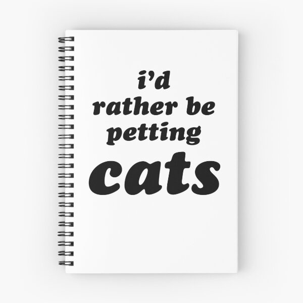 Item preview, 'I'd Rather Be Petting Cats' Phrase designed and sold by Bumblefuzzies.