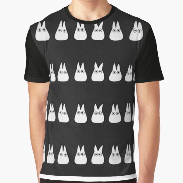 Mini Totoro Black Series Graphic T-Shirt
