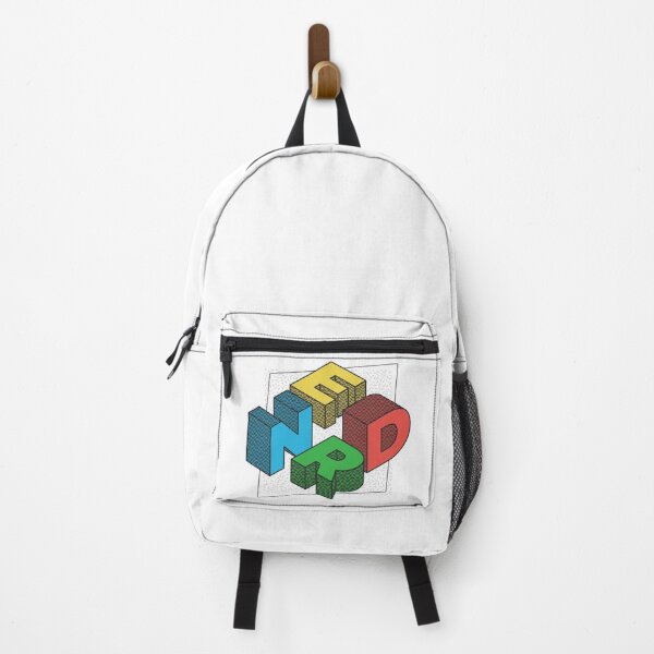 Item preview, "NERD" in colored isometric letters designed and sold by Branjos.