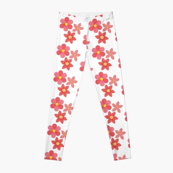 Marimekko Floral Print Leggings Seventies Yoga Pants Funny Workout