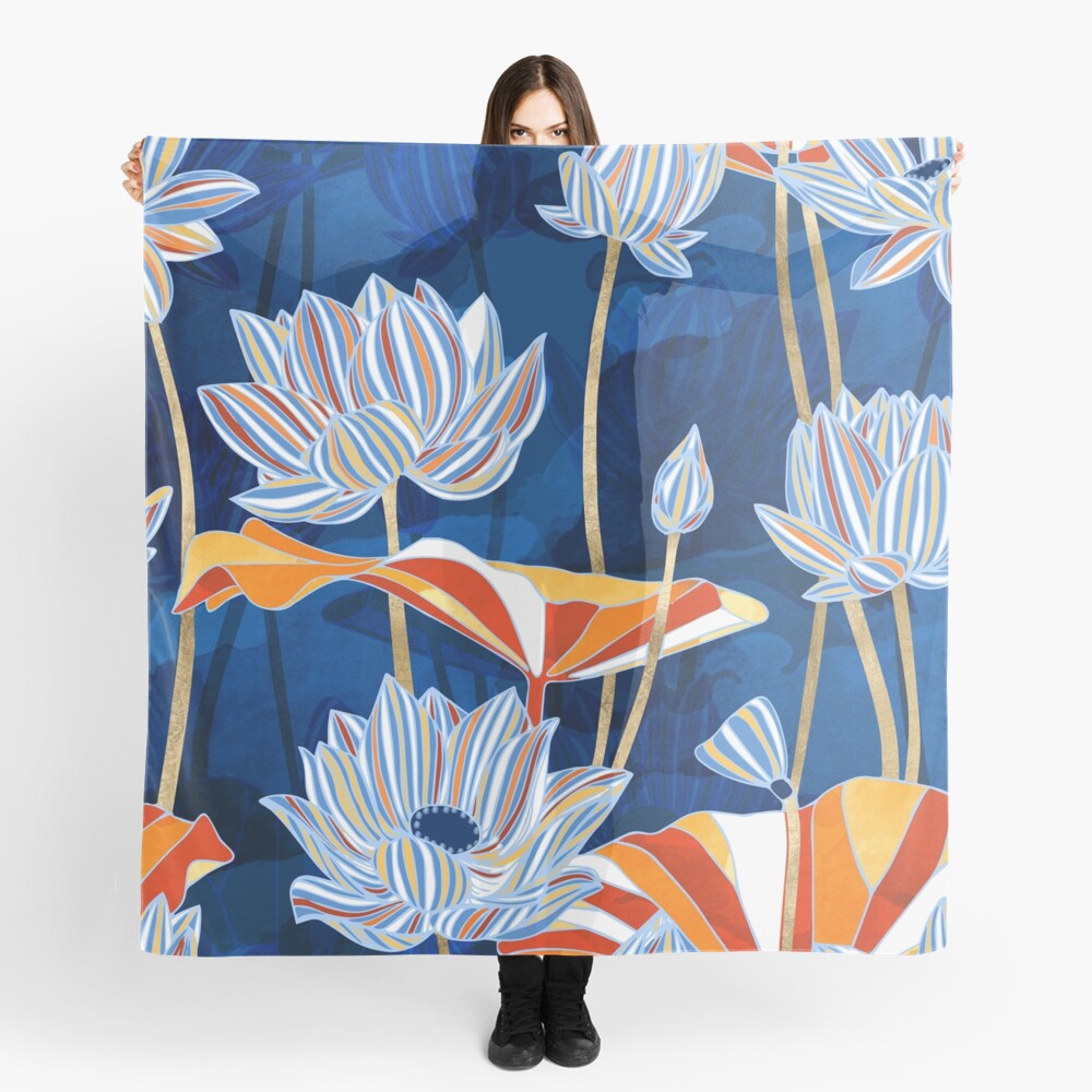 Bold Botanical Scarf