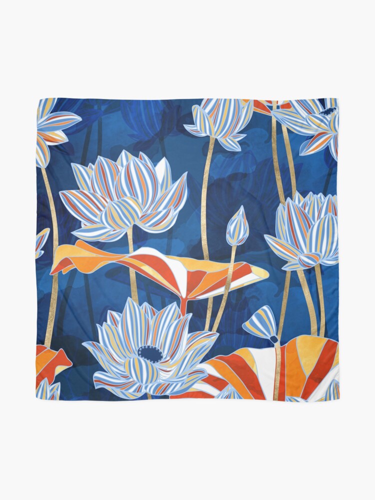 Alternate view of Bold Botanical Scarf