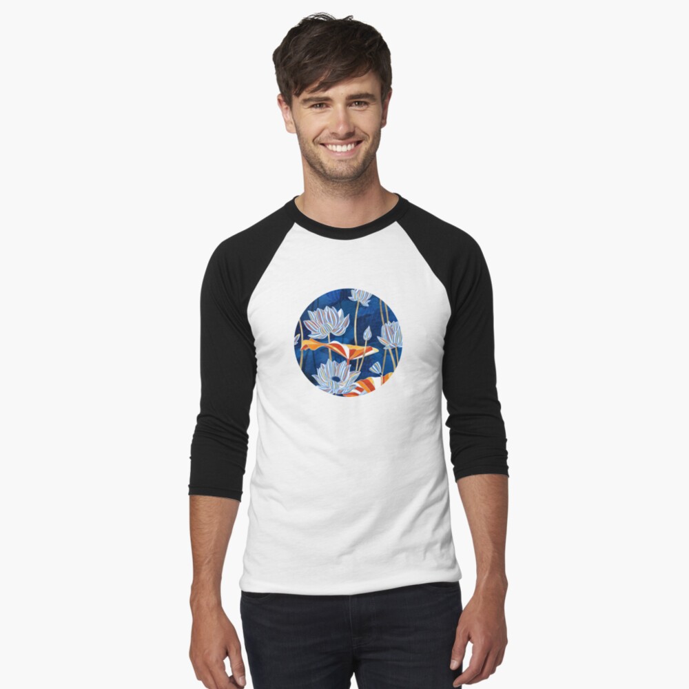 Item preview, Baseball ¾ Sleeve T-Shirt designed and sold by spacefrogdesign.