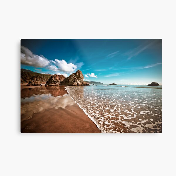 Oregon Flatwave Metal Print