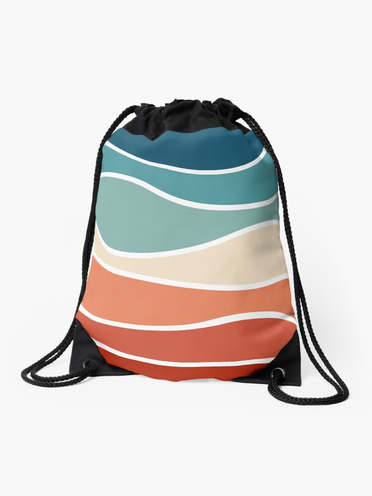 Aperçu 1 sur 3. Sac à cordon avec l'œuvre bleu créée et vendue par BattaAnastasia.