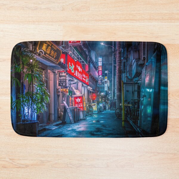 Item preview, Heavy Rain Over Neo Tokyo designed and sold by TokyoLuv.