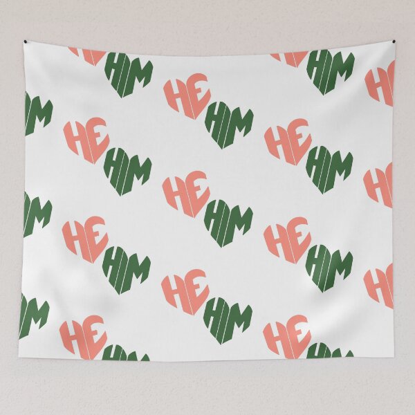 Item preview, He/Him Pronouns designed and sold by Mackenzie Todd.